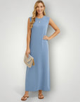 Langes Kleid mit eleganter Silhouette für Abendveranstaltungen - Nordic Boutique & Co.