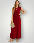 Langes Kleid mit eleganter Silhouette für Abendveranstaltungen - Nordic Boutique & Co.