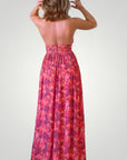 Maxikleid Sommer mit Romantischem Blumenprint - Nordic Boutique & Co.