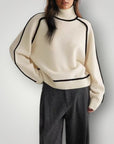 Pullover Damen im Eleganten Design mit Komfort - Nordic Boutique & Co.