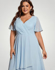 Romantisches Damenkleid mit Fließendem Schnitt - Nordic Boutique & Co.