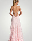 Schwarzes Maxikleid mit Eleganter Spitzenüberlagerung - Nordic Boutique & Co.