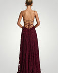 Schwarzes Maxikleid mit Eleganter Spitzenüberlagerung - Nordic Boutique & Co.
