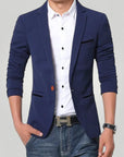 Slim Fit Herrenblazer für Elegante Auftritte - Nordic Boutique & Co.
