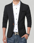 Slim Fit Herrenblazer für Elegante Auftritte - Nordic Boutique & Co.