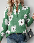 Strickpullover Damen mit Elegantem Reißverschluss - Nordic Boutique & Co.