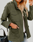 Stylische Damenjacke mit Stehkragen für Komfort - Nordic Boutique & Co.