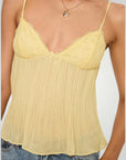 Transparente Spitzen - Camisole mit Elegantem Look - Nordic Boutique & Co.