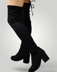 Überknie Stiefel Damen mit Elegantem Look - Nordic Boutique & Co.