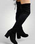 Überknie Stiefel Damen mit Elegantem Look - Nordic Boutique & Co.