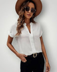 V - Ausschnitt - Damenbluse mit eleganter Passform - Nordic Boutique & Co.
