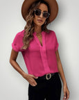 V - Ausschnitt - Damenbluse mit eleganter Passform - Nordic Boutique & Co.