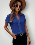 V - Ausschnitt - Damenbluse mit eleganter Passform - Nordic Boutique & Co.