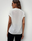 V - Ausschnitt - Damenbluse mit eleganter Passform - Nordic Boutique & Co.