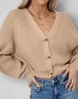 V - Hals Kardigan für Elegante Anlässe - Nordic Boutique & Co.