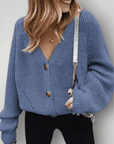 V - Hals Kardigan für Elegante Anlässe - Nordic Boutique & Co.