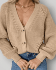 V - Hals Kardigan für Elegante Anlässe - Nordic Boutique & Co.
