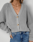 V - Hals Kardigan für Elegante Anlässe - Nordic Boutique & Co.