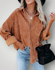 Vintage - Samtbluse mit Eleganz - Nordic Boutique & Co.