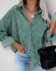 Vintage - Samtbluse mit Eleganz - Nordic Boutique & Co.