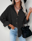 Vintage - Samtbluse mit Eleganz - Nordic Boutique & Co.