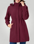 Wasserfeste Damenjacke mit Abnehmbarer Kapuze - Nordic Boutique & Co.