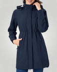 Wasserfeste Damenjacke mit Abnehmbarer Kapuze - Nordic Boutique & Co.