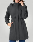Wasserfeste Damenjacke mit Abnehmbarer Kapuze - Nordic Boutique & Co.