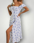 Blumenmuster Kleid mit Eleganz 8