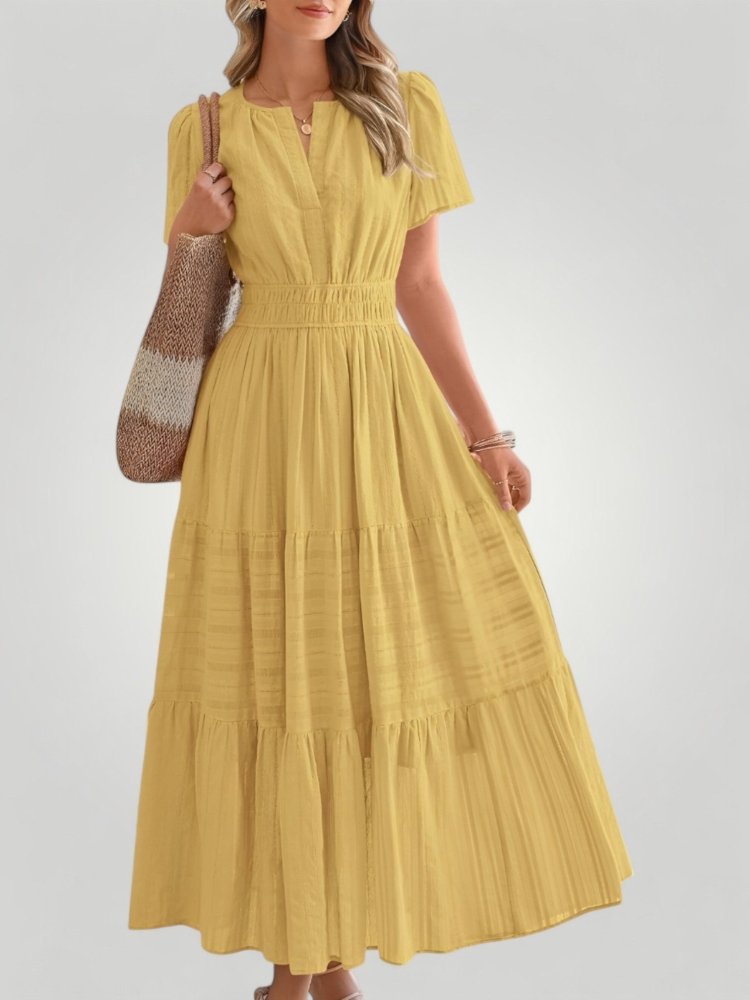 Boho Sommerkleid mit Luftiger Passform 0