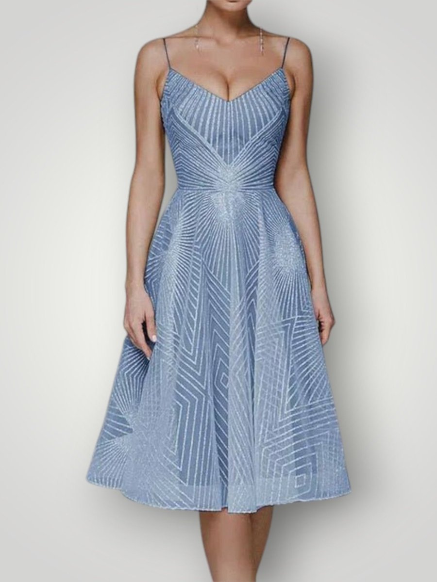 Elegante Kleid mit Offenem Rücken 8