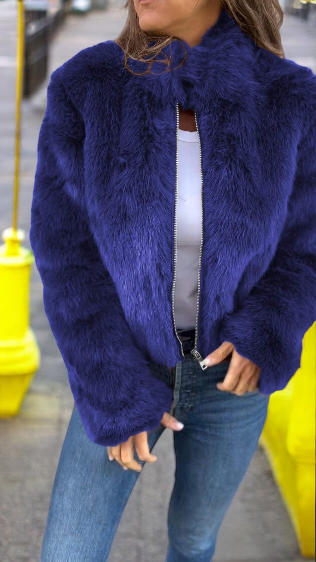ANGELA | ELEGANTE FUSSKPELSJACKE - Nordic Boutique &amp; Co.