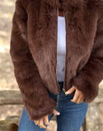 ANGELA | ELEGANTE FUSSKPELSJACKE - Nordic Boutique & Co.