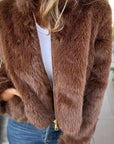 ANGELA | ELEGANTE FUSSKPELSJACKE - Nordic Boutique & Co.
