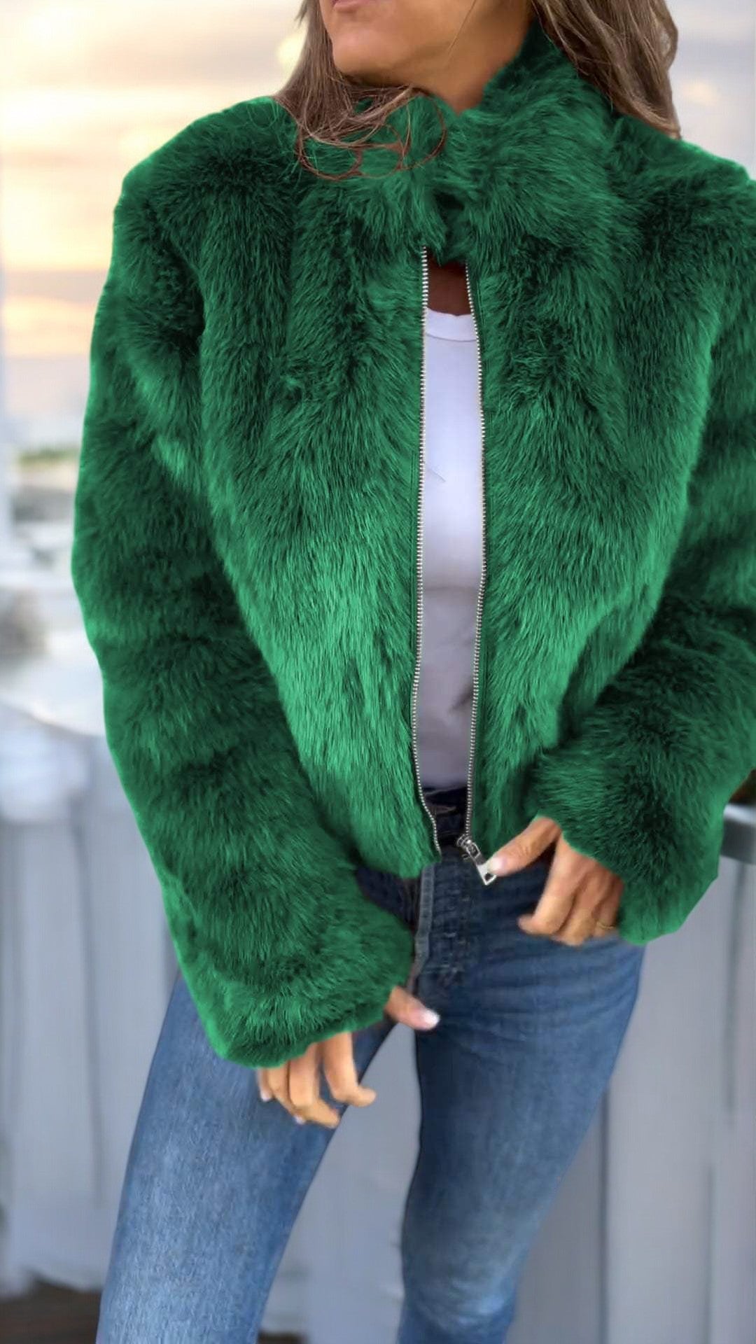 ANGELA | ELEGANTE FUSSKPELSJACKE - Nordic Boutique &amp; Co.