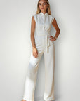 Ärmelloser Damen - Jumpsuit – elegant für Hochzeiten - Nordic Boutique & Co.