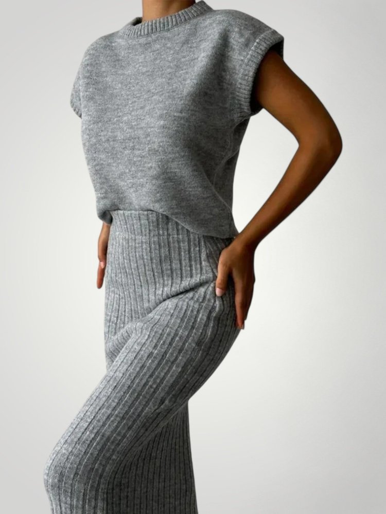 Ärmelloses Stricktop Damen im Modischen Look - Nordic Boutique & Co.