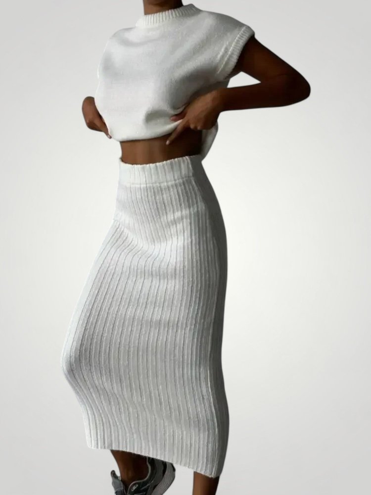 Ärmelloses Stricktop Damen im Modischen Look - Nordic Boutique & Co.