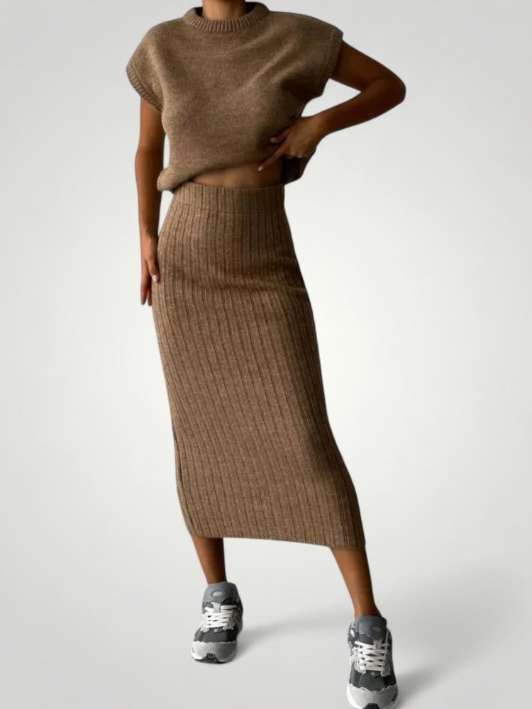 Ärmelloses Stricktop Damen im Modischen Look - Nordic Boutique & Co.