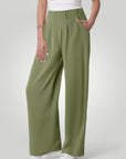 Bequeme Palazzo Hose Damen Elegant mit Taschen - Nordic Boutique & Co.