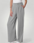 Bequeme Palazzo Hose Damen Elegant mit Taschen - Nordic Boutique & Co.