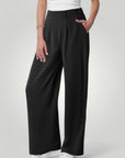 Bequeme Palazzo Hose Damen Elegant mit Taschen - Nordic Boutique & Co.