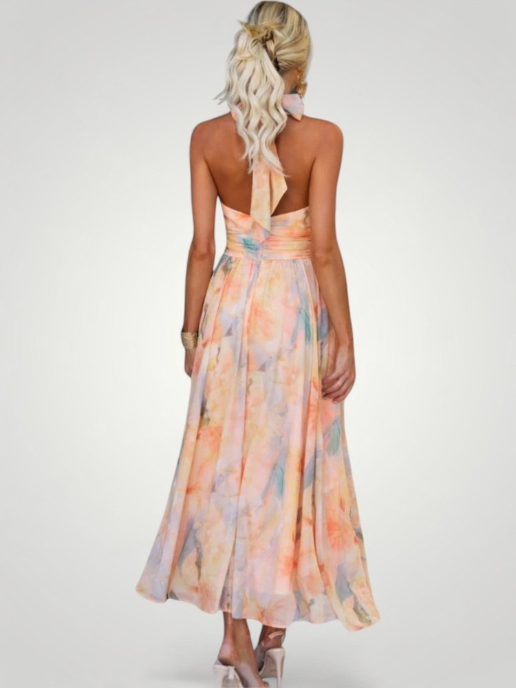 Blossom Midi Kleid mit Anmutiger Bewegung - Nordic Boutique & Co.