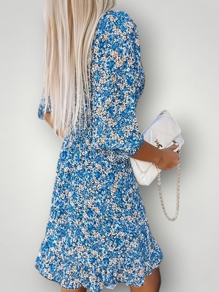 Blütenmuster - Kleid für elegante Anlässe - Nordic Boutique & Co.