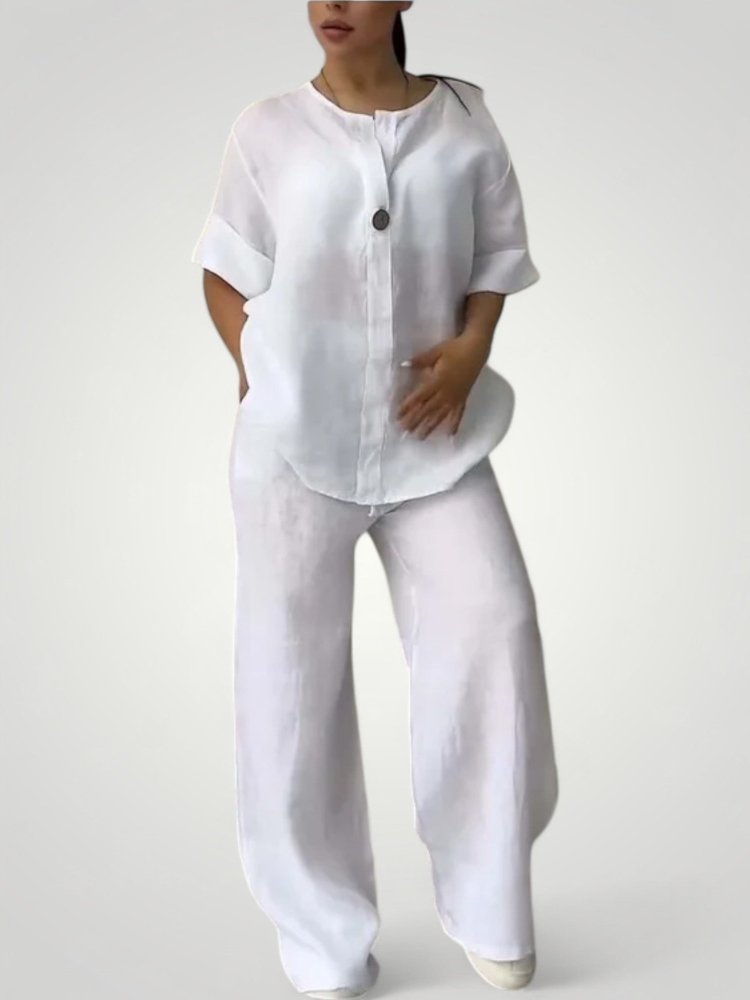 Damen Anzughose mit Modischem Farbpolster - Nordic Boutique &amp; Co.