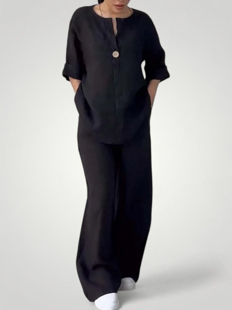Damen Anzughose mit Modischem Farbpolster - Nordic Boutique &amp; Co.