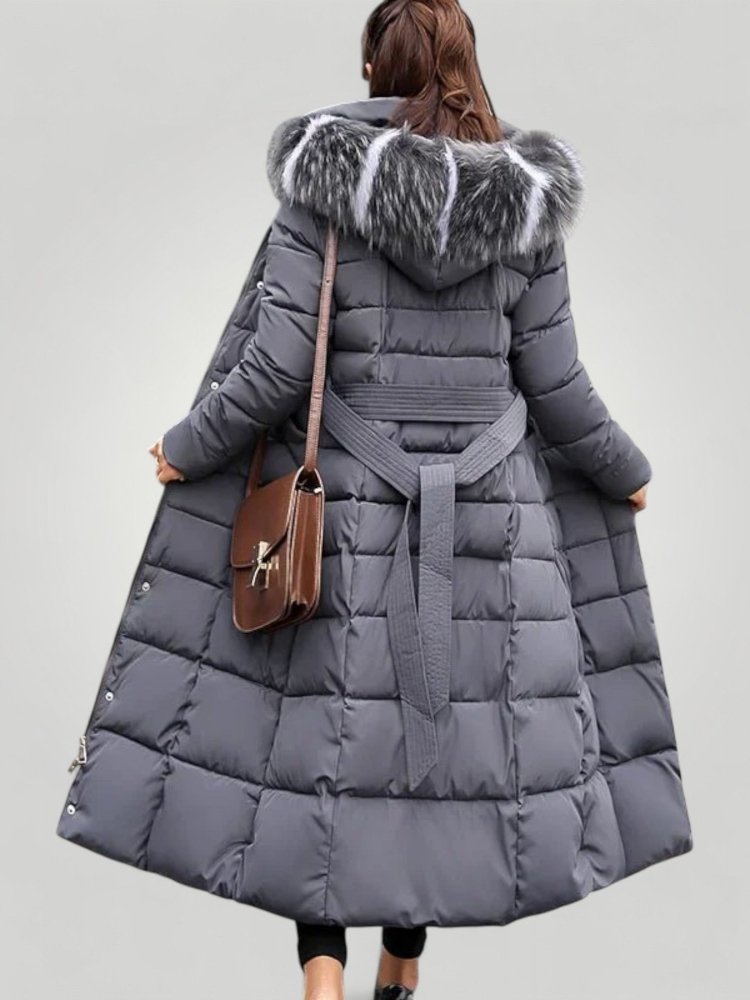 Damen Parka Winter mit Großem Pelzkragen - Nordic Boutique &amp; Co.
