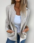 Damenjacke Mit Reißverschluss Für Elegante Momente - Nordic Boutique & Co.