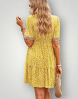 Damenkleid mit Blütenmuster und eleganter Passform - Nordic Boutique & Co.