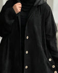 DANA | RIBBET JACKE MIT KAPUZE - Nordic Boutique & Co.